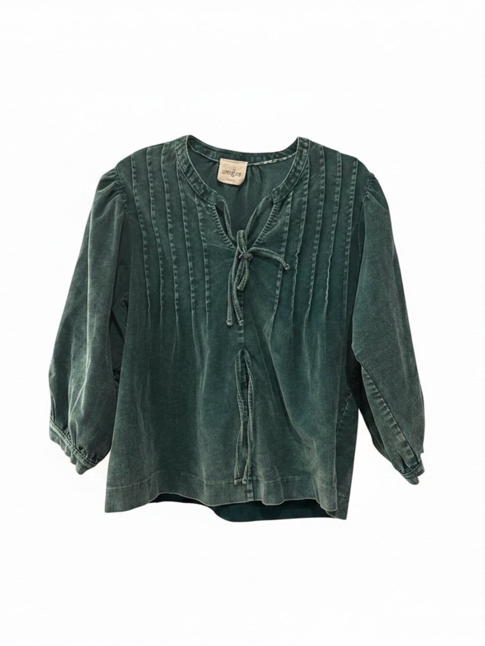 Corduroy Green Umgee Top
